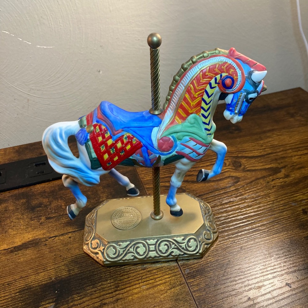 Willitts Carousel Memories Americana Collection Limited Edition Brass Horse 3461